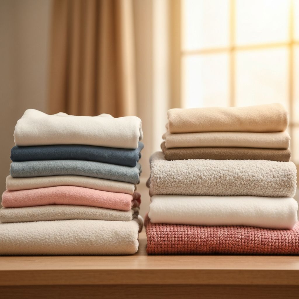 Roupas organizadas para doação